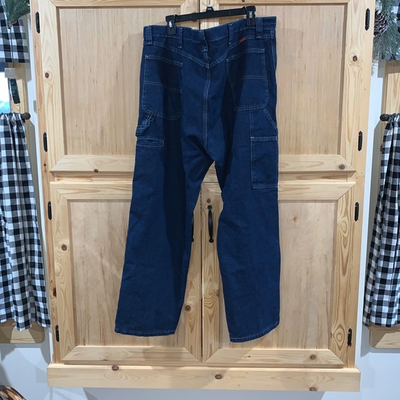 Wrangler blue denim jeans size 42 x 30 - Picture 2 of 3